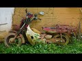 Full Restoration a abandoned Yamaha Townmate T90 Motorcycle