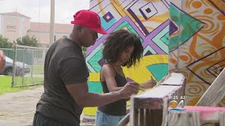 Overtown Mural In Support Of First Responders