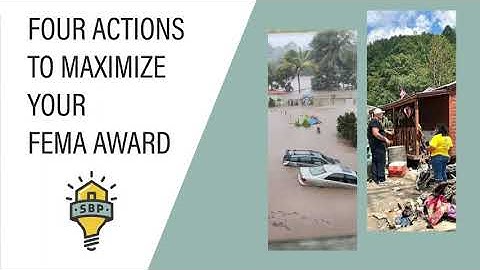 How to Maximize Your FEMA Award