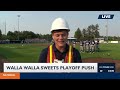 Halloween Night at the Walla Walla Sweets before facing the Portland Pickles