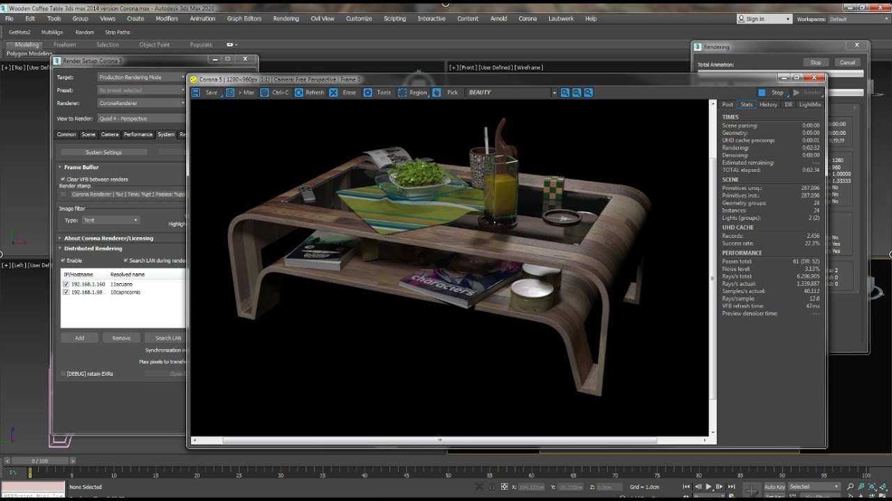 Tutorial Render Distribuido con Corona en 3ds Max - YouTube