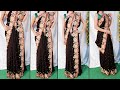 DRAPE YOUR BROAD BORDER SAREE IN UNIQUE STYLE|STEP BY STEP |HINDI