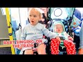 BABY SINGING TO A BABY ON A TRAIN! (cutest girl ever)