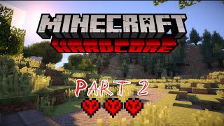 I built a home.. (sort of) || Minecraft Hardcore