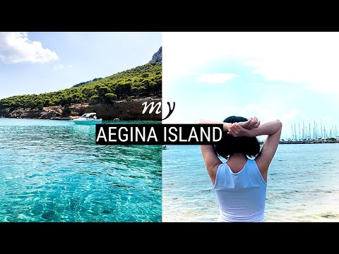 Day Trip to AEGINA Island ⛵  DON'T GO TO to Moni Island or Perdika village 💦💦