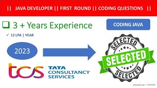 Coding Round Interview ||TCS Coding Questions For Interview || Freshers Coding Questions interview