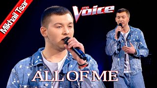 Mikhail Tsar - All Of Me - Blind Audition - Voice Ukraine - Season 12