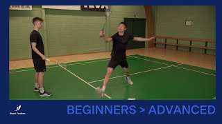 Badminton FOOTWORK training from BEGINNER to ADVANCED | By Basic Feather