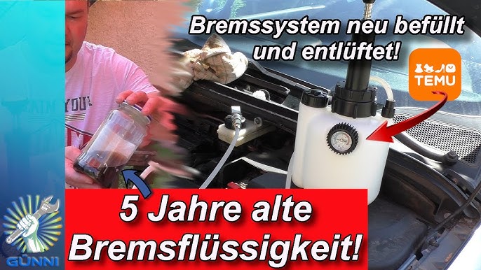 Bremsflüssigkeit nachfüllen - 3 Schritte Anleitung 