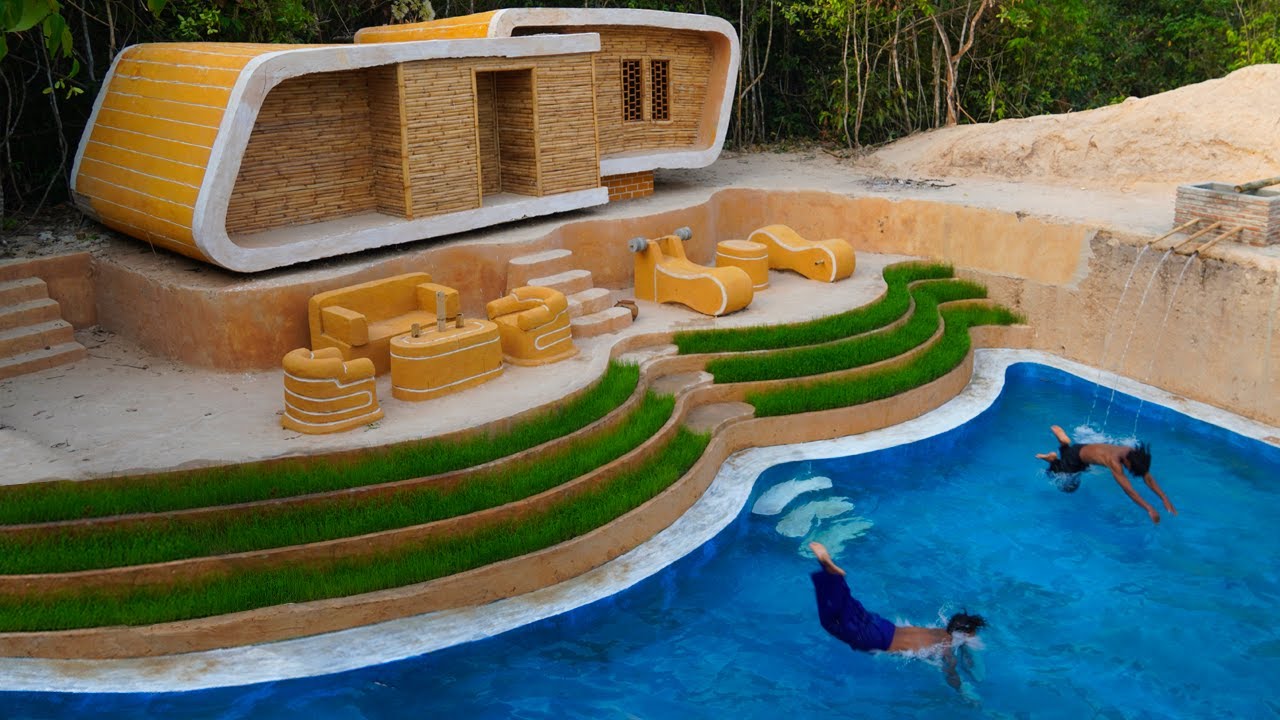 Building Luxury Dream Underground House Gym room And Underground ...