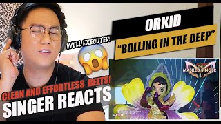 ORKID PUSINGAN 2 - Rolling In The Deep - The Masked Singer Malaysia Musim 2 FINAL | SINGER REACTION