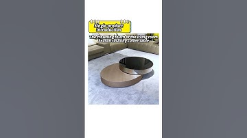 Rotating coffee table, The desktop can rotate 360 degrees.do you like it! #interiordesign #sofaclub