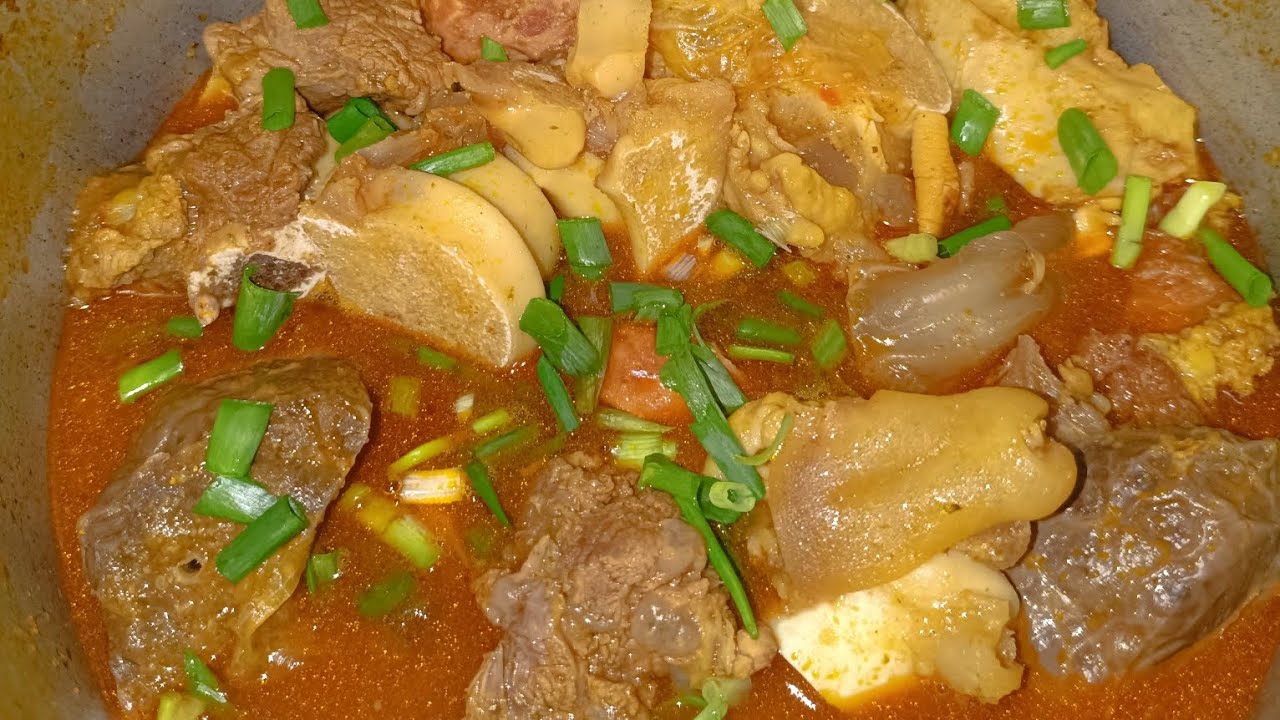  mocotó + bucho com pirão 