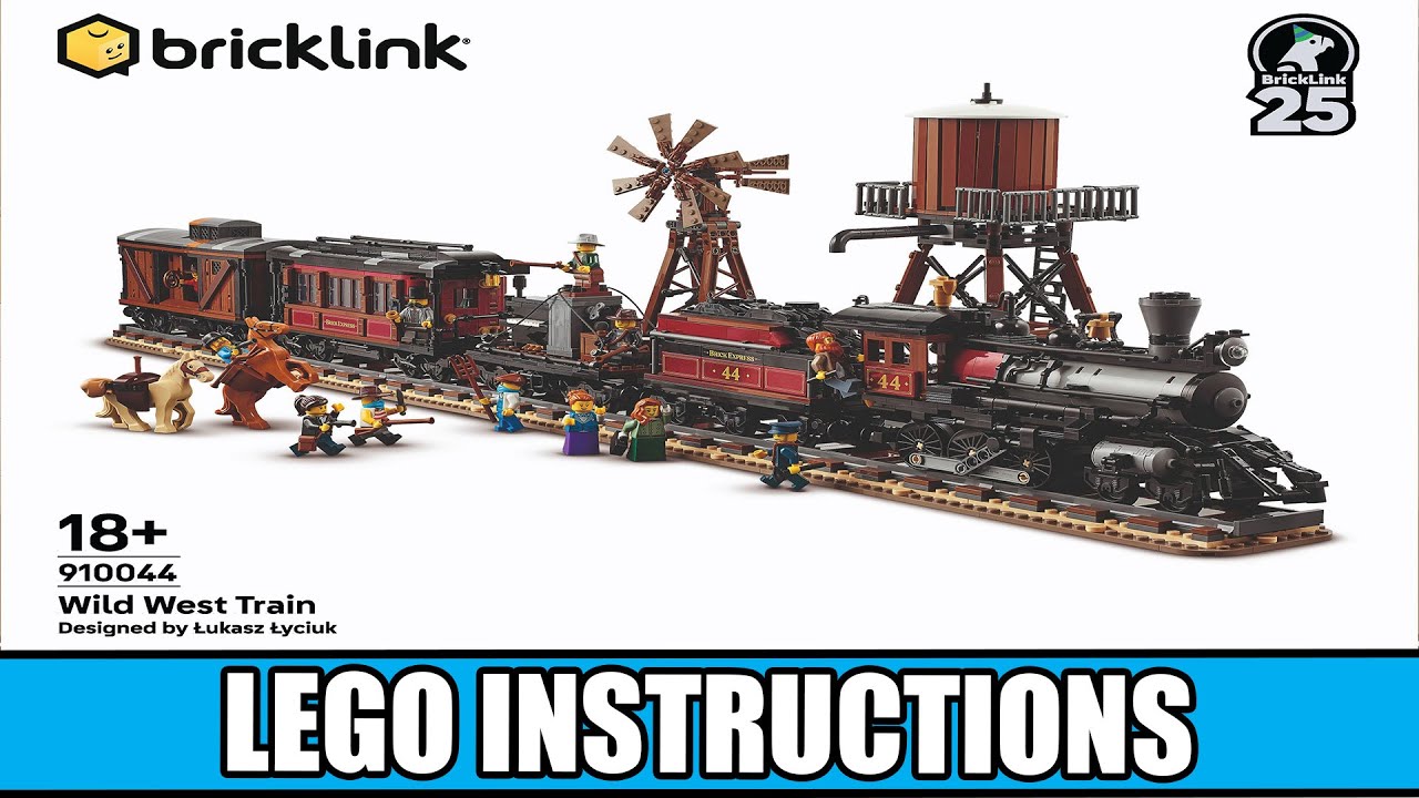 LEGO Instructions - Bricklink - 910044 - Wild West Train - Designer Program Series 4