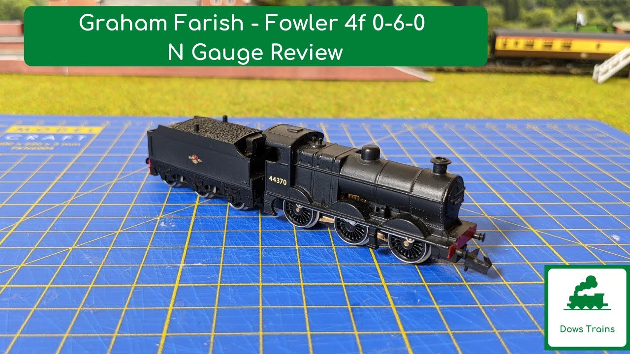 Class 4F by Graham Farish (BR Black) - N Gauge Review - YouTube