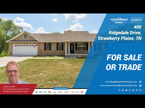 405 Ridgedale Drive, Strawberry Plains, TN home video tour