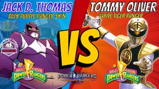 Power Rangers Legacy Wars Jack D Thomas Vs Tommy Oliver White Ranger Gameplay