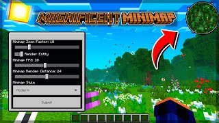 Saiuu Minimap Igual De Pc No Minecraft Bepe Oficial 1.21.111 - Magnificent Minimap - Mcbe Addons