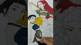 #Coloring #Kpop Demon Hunters #Huntrix