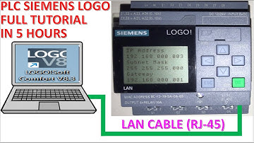 PLC SIEMENS LOGO FULL TUTORIAL IN 5 HOURS STEP BY STEP