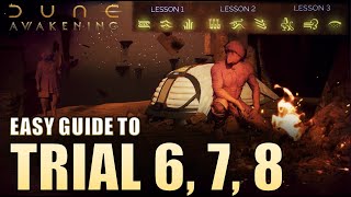 Dune Awakening - Trials 6, 7 and 8 with Locations and Puzzles! - Invaluable Storage Tip too