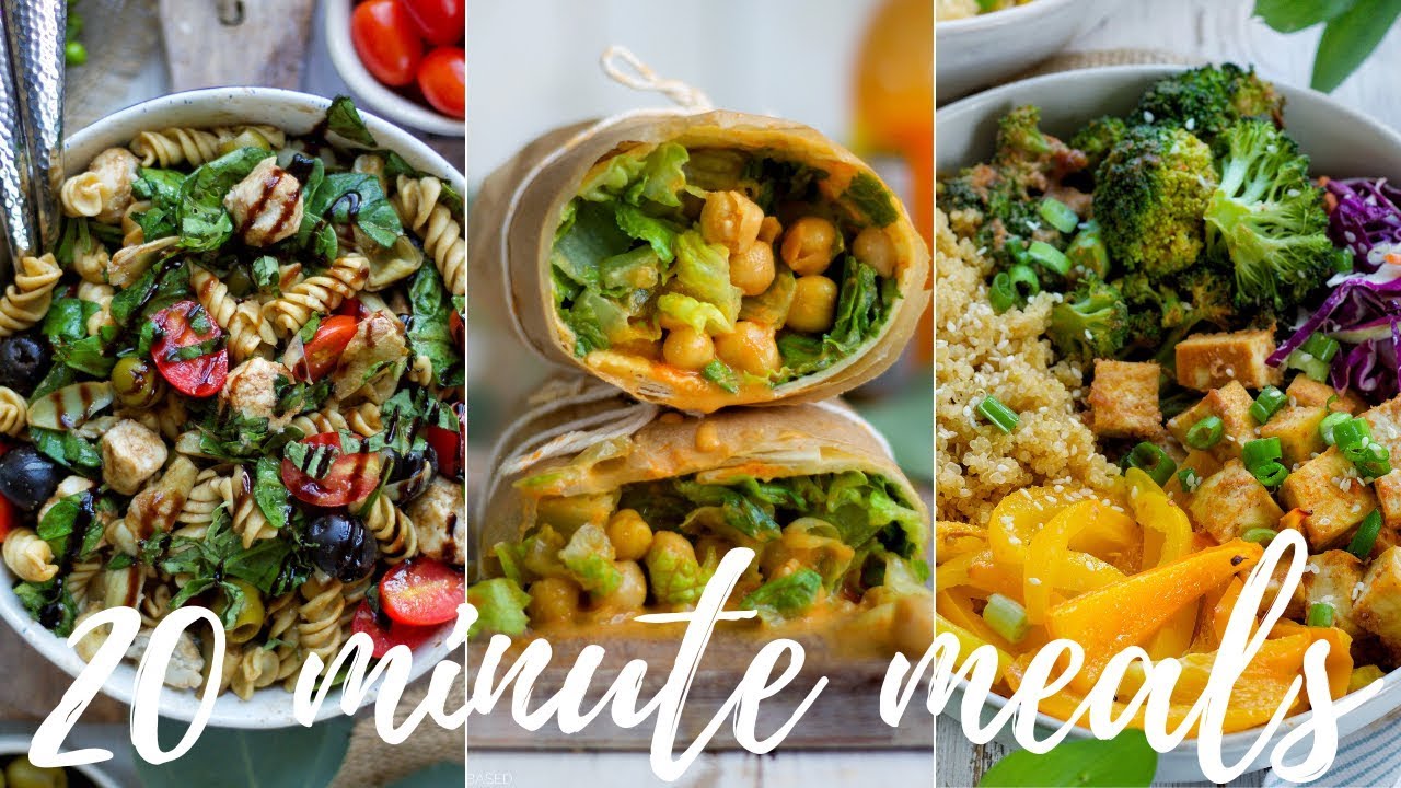 20 MINUTE VEGAN MEALS [EASY, HEALTHY, DELICIOUS] | PLANTIFULLY BASED ...