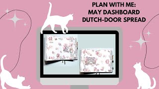 Plan with Me: May Dashboard Spread  // SerilynArt YouTube Notebook