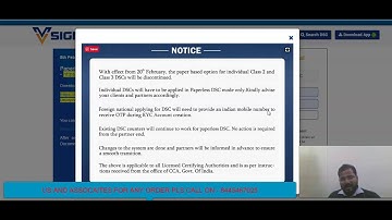 E-KYC process of Digital Signature | Paperless DSC