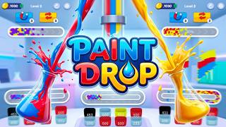 Paint Drop - Sort the Colors Game Gameplay Android Mobile screenshot 2