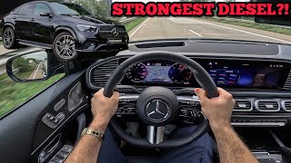 2024 Mercedes-Benz GLE 450d Coupé on Autobahn! How is the strongest Diesel?