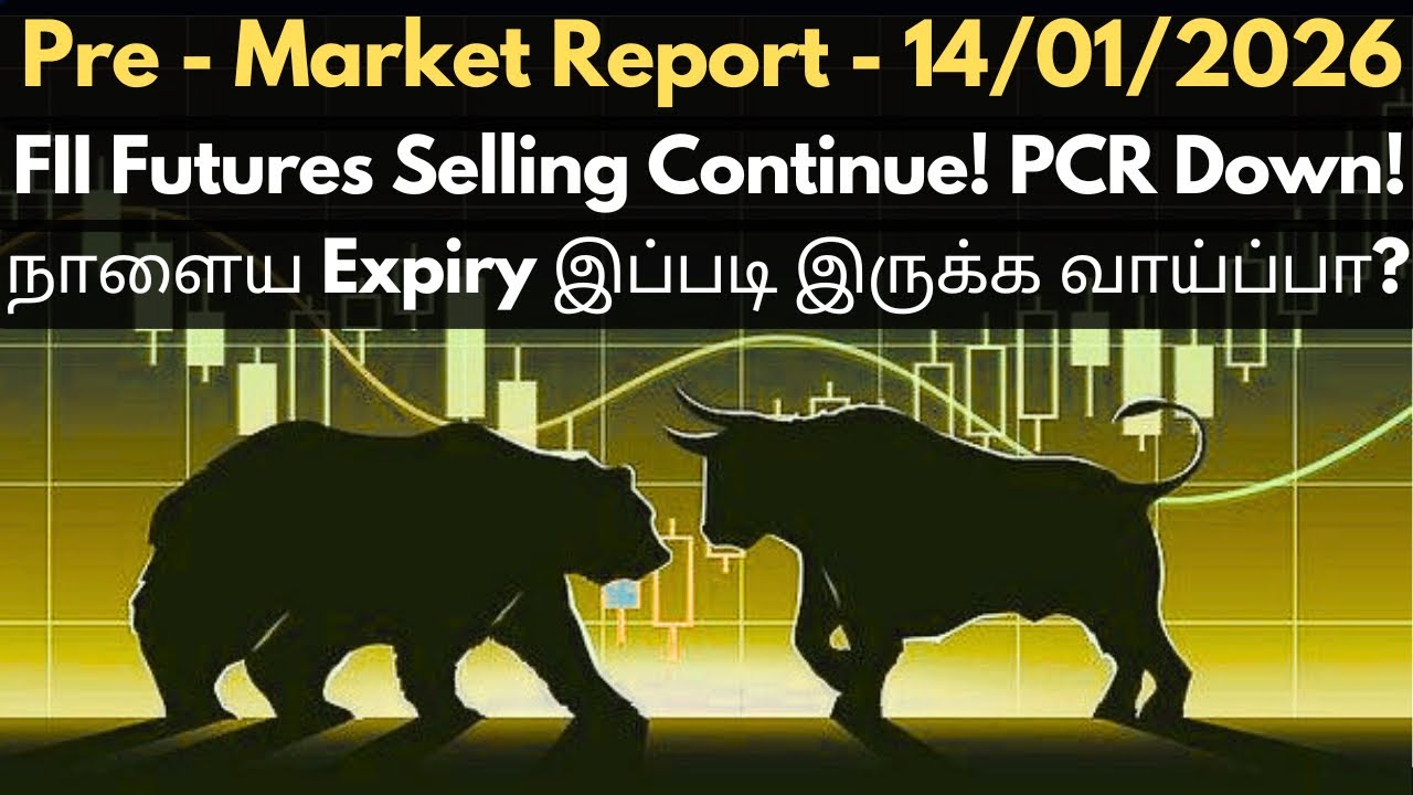 Каким будет фондовый рынок завтра? ✅ | 14.01.2026 | ПРОГНОЗЫ И УРОВНИ NIFTY И BANKNIFTY НА ЗАВТРА