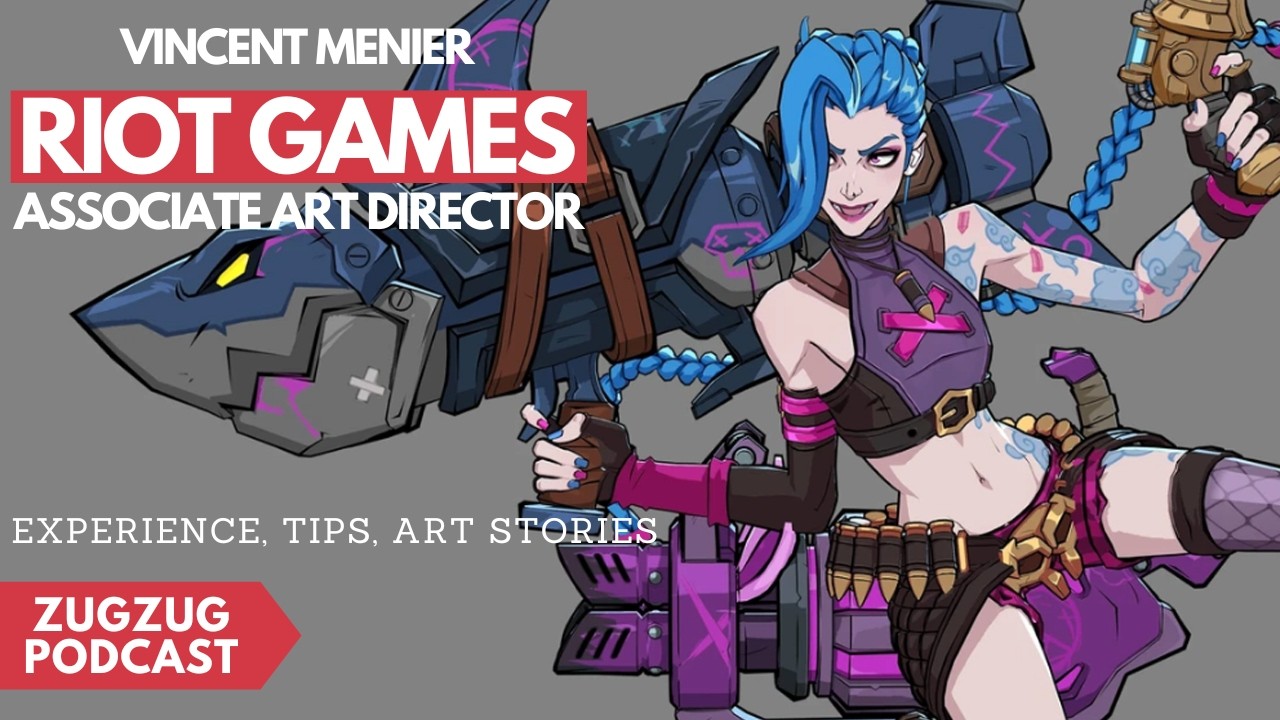 Exclusive Podcast with Riot Games Associate Art Director, Vincent Menier