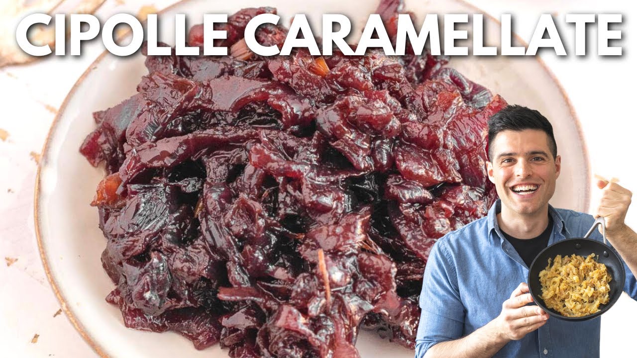 CIPOLLE caramellate - facilissime e perfette per un antipasto originale