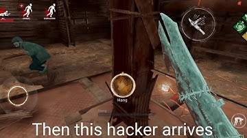 DBD mobile - How is it to play trapper against a hacker(Viewer discretion is advised)