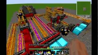 Minecraft Solar panel factory with Tekkit new design