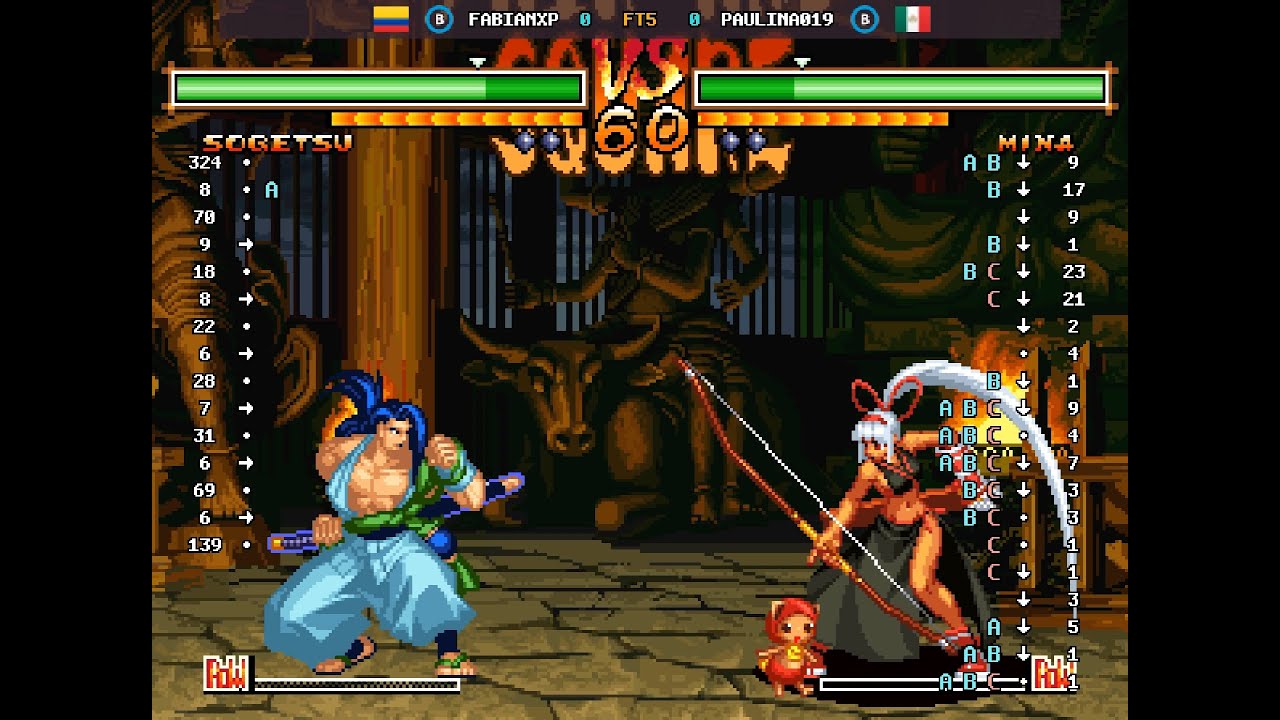 Samurai Shodown V Special - 🇨🇴 Fabianxp(B) vs 🇲🇽 paulina019(B