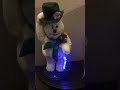 Gemmy Spinning Snowflake Frosty The Snowman