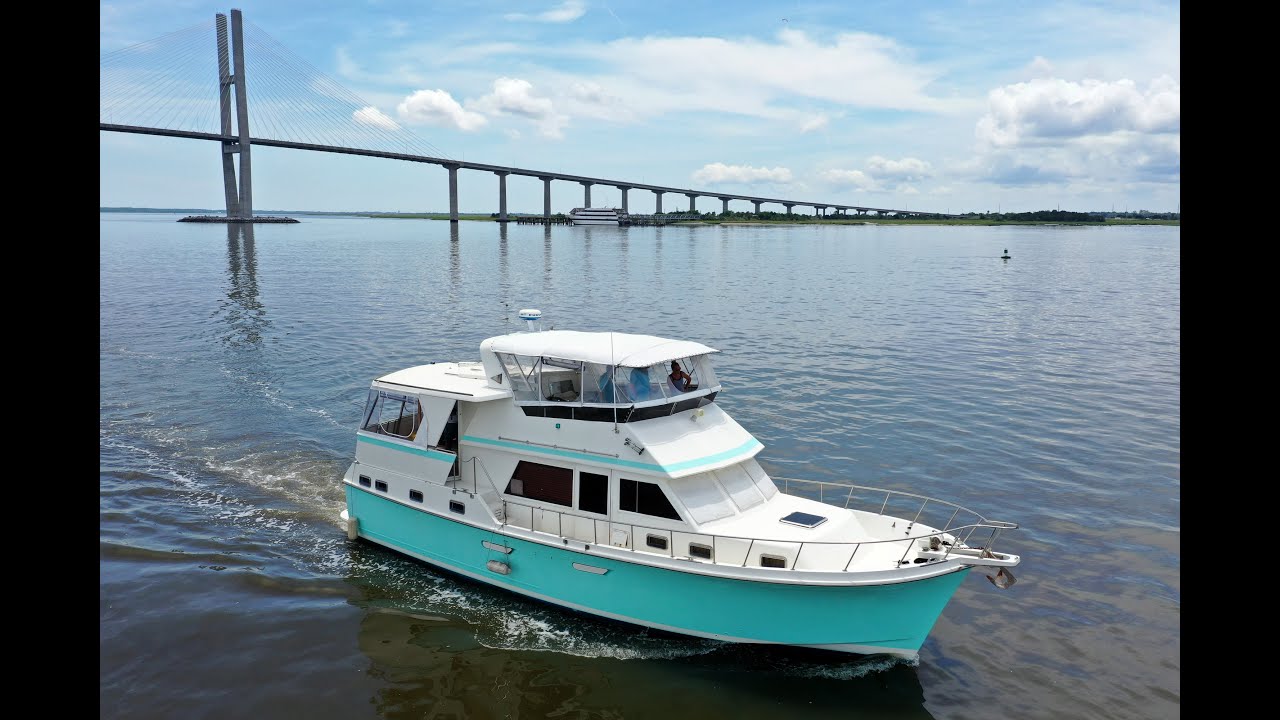 1986 Marine Trader 47 Tradewinds Trawler Cruiser For Sale Brunswick