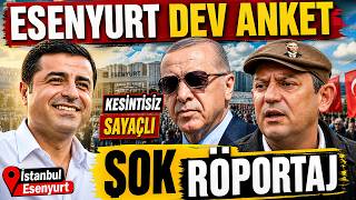 🔵 İSTANBUL ESENYURT KESİNTİSİZ SAYAÇLI DEV SEÇİM ANKETİ | SELAHATTİN DEMİRTAŞ | Sokak Röportajı 