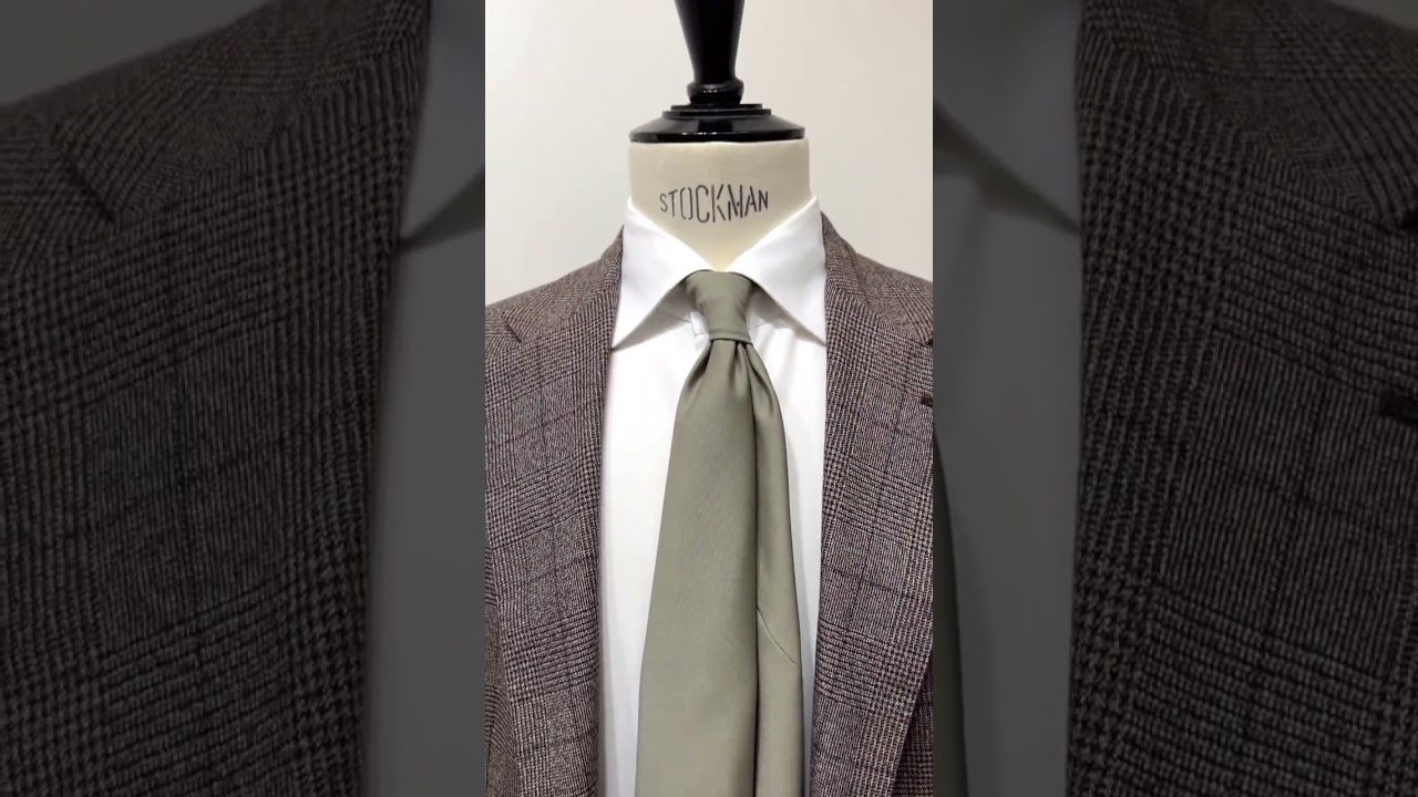 HOLLAND&SHERRY アットヴァンヌッチクタイ | バーチグレー - Del