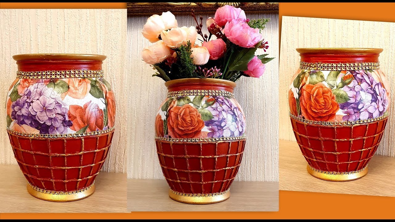 DIY/ Room Decor! DIY Room Decorating Ideas /Decoupage on glass