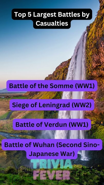 top-5-largest-battles-by-casualties-shorts-youtube