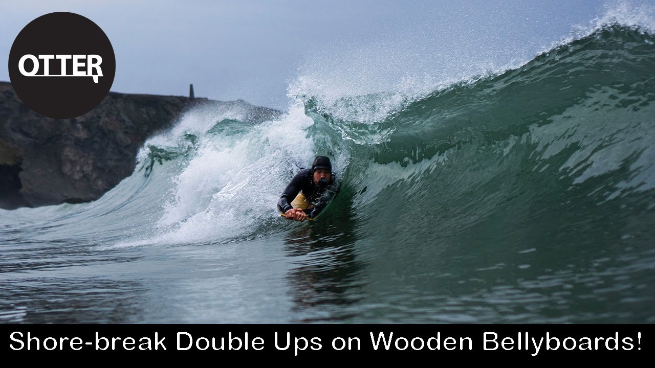Shorebreak Double Ups on Wooden Bellyboard! - Monday Morning Surf Club