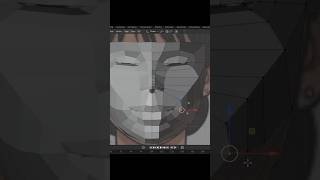 Mastering Face Topology Full video coming soon || #blender #dailyanimation #AkkuKiDuniya