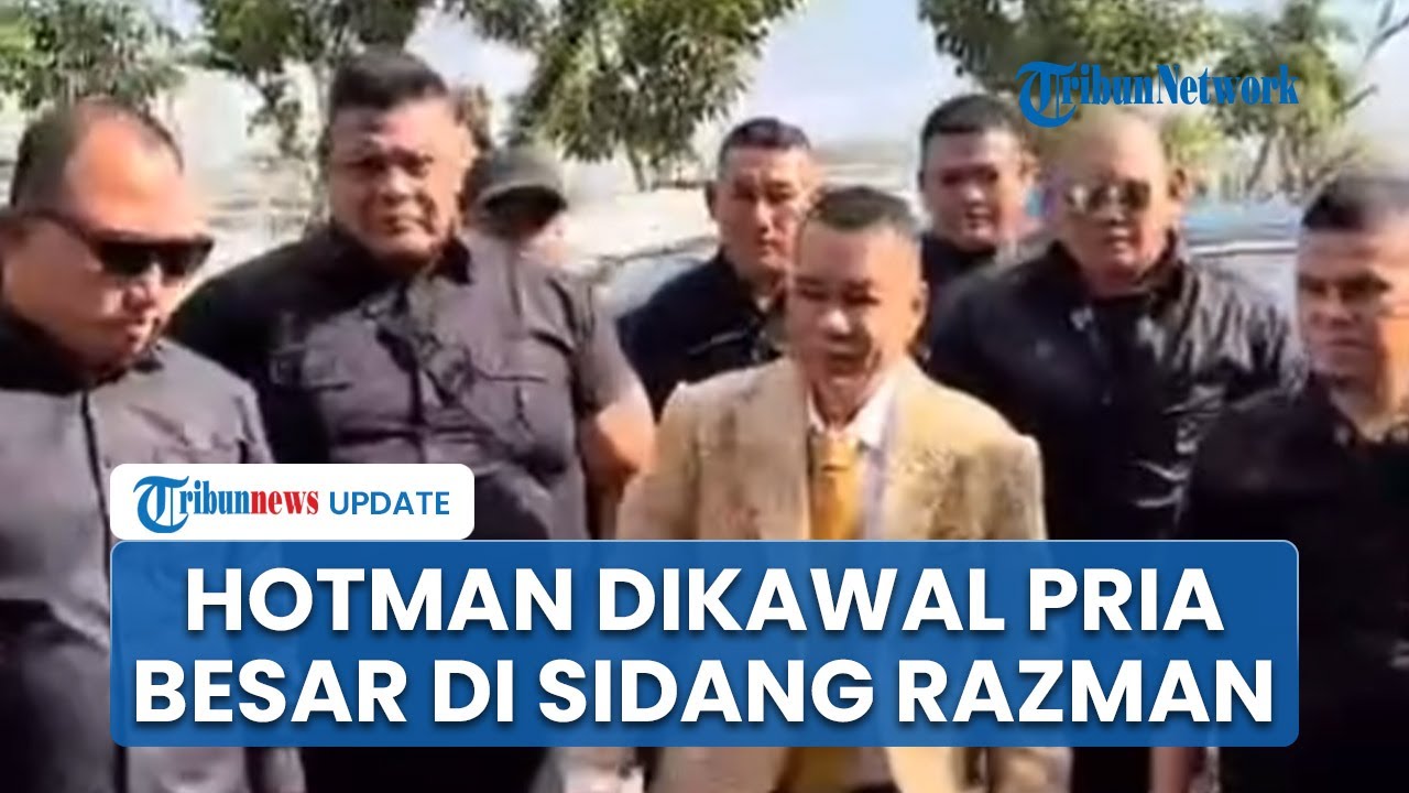 Momen Hotman Paris Dikawal 8 Bodyguard Badan Besar Jadi Saksi di Sidang Razman: Menjarain Si Botak!