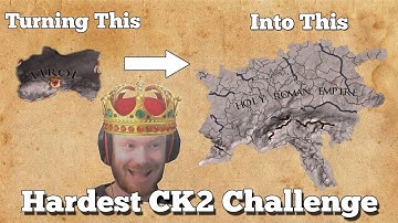 HARDEST CK2 CHALLENGE EVER! - Crusader Kings 2 with TommyKay