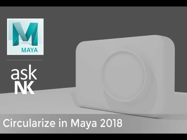 Circularize Tool In Maya 2018 - YouTube