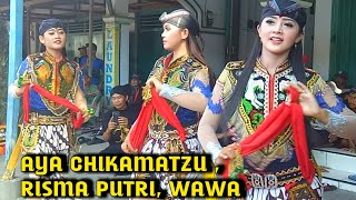 Goyangan Hot.. Ratu Jathil Aya Chikamatzu ,Risma Putri, Wawa Bikin Baper Penonton