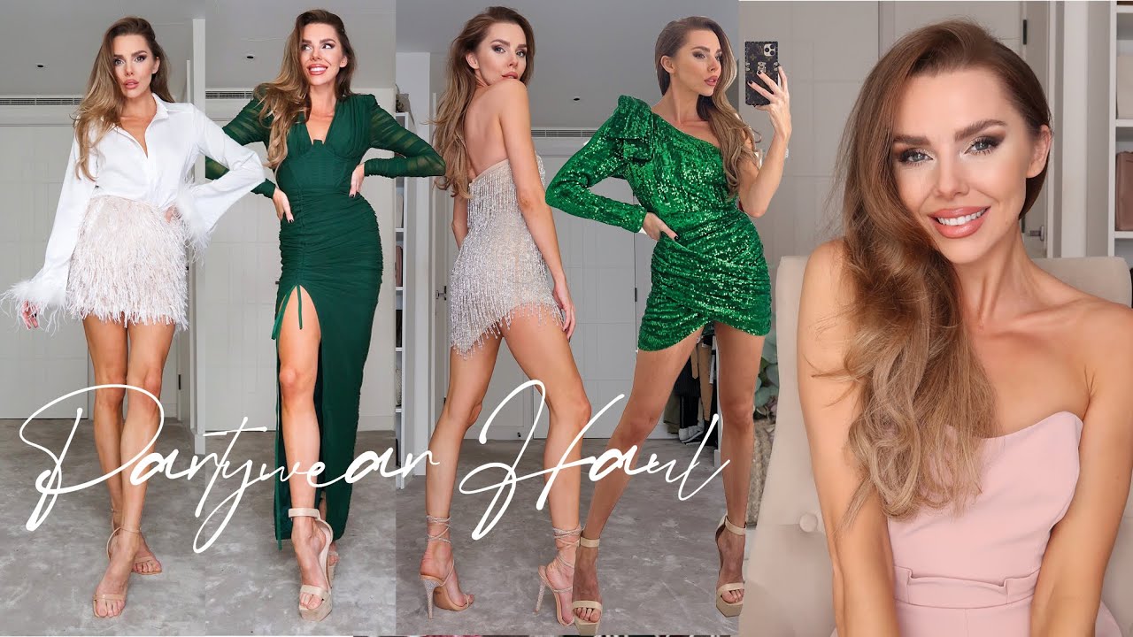 PARTYWEAR HAUL & TRY ON // Festive Season 2021 // Dresses, Jumpsuits, Sequins & Skirts