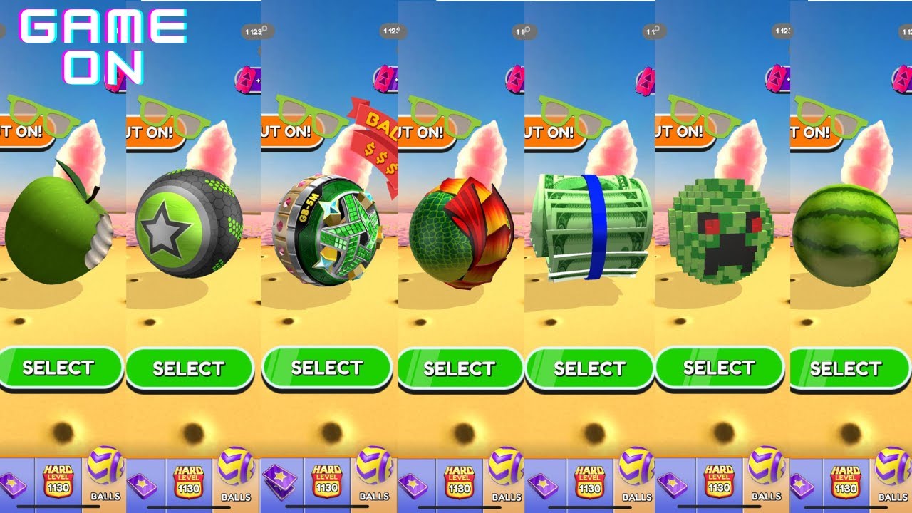 Going Balls All Green Color Balls Android / iOs Gameplay Walkthrough